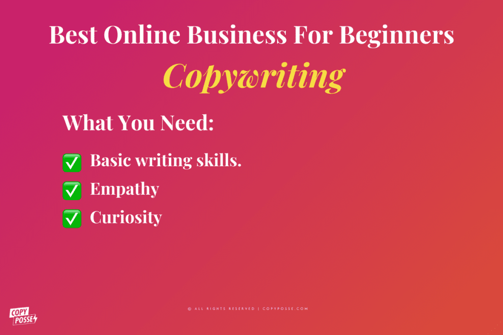 copywriting business what you need graphic