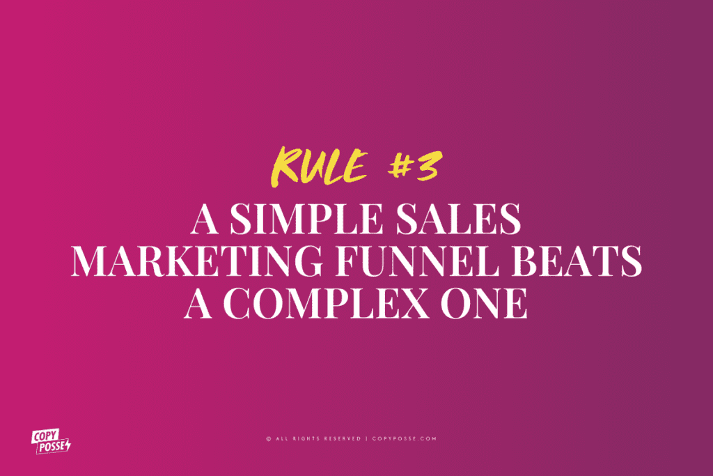 rule 3 sales marketing funnel graphic