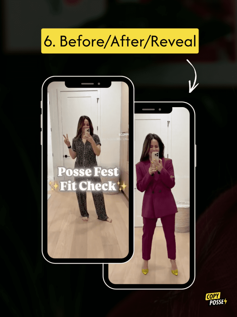 how to make reels with existing videos graphic with woman in hot pink suit