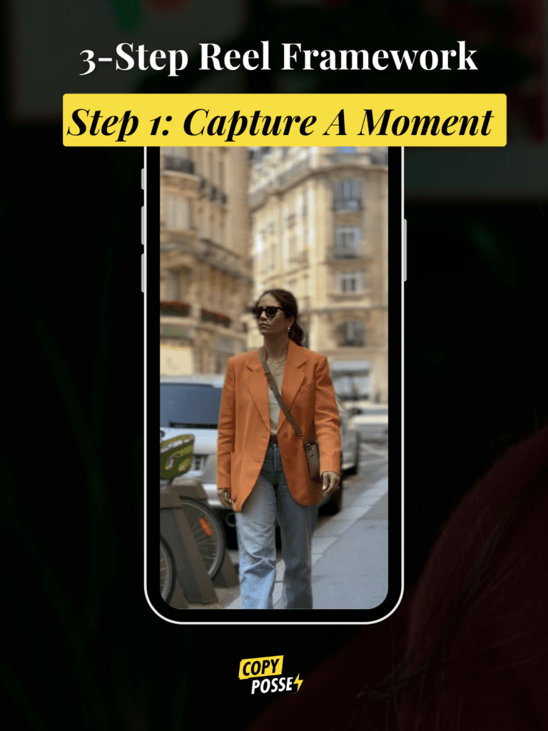 instagram reel idea framework step 1 graphic