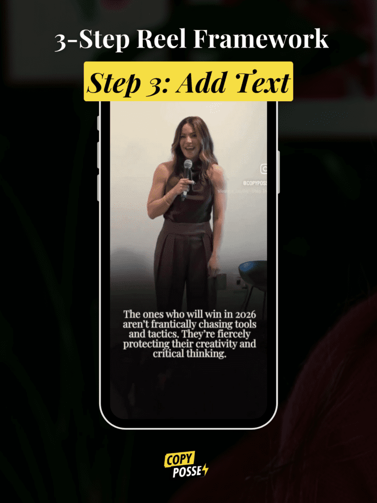reel ideas framework step 3 graphic