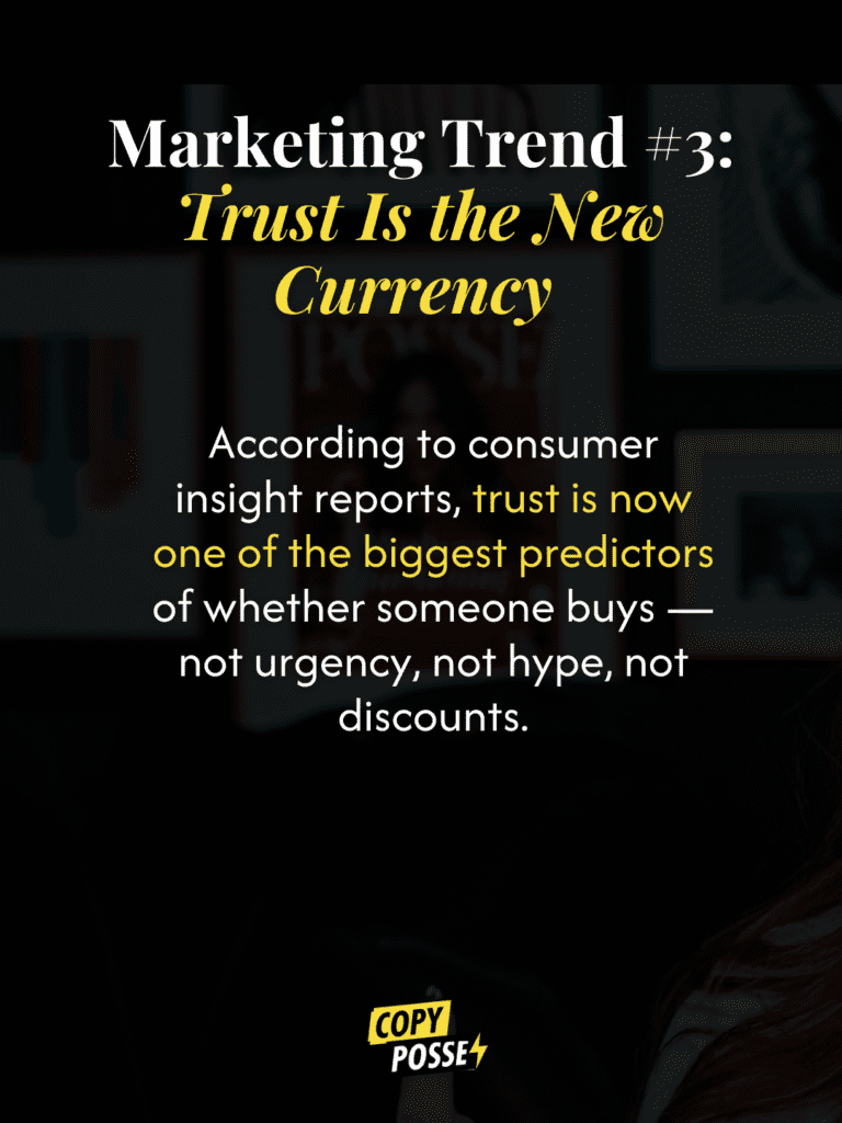 trend #3 trust is the new currency