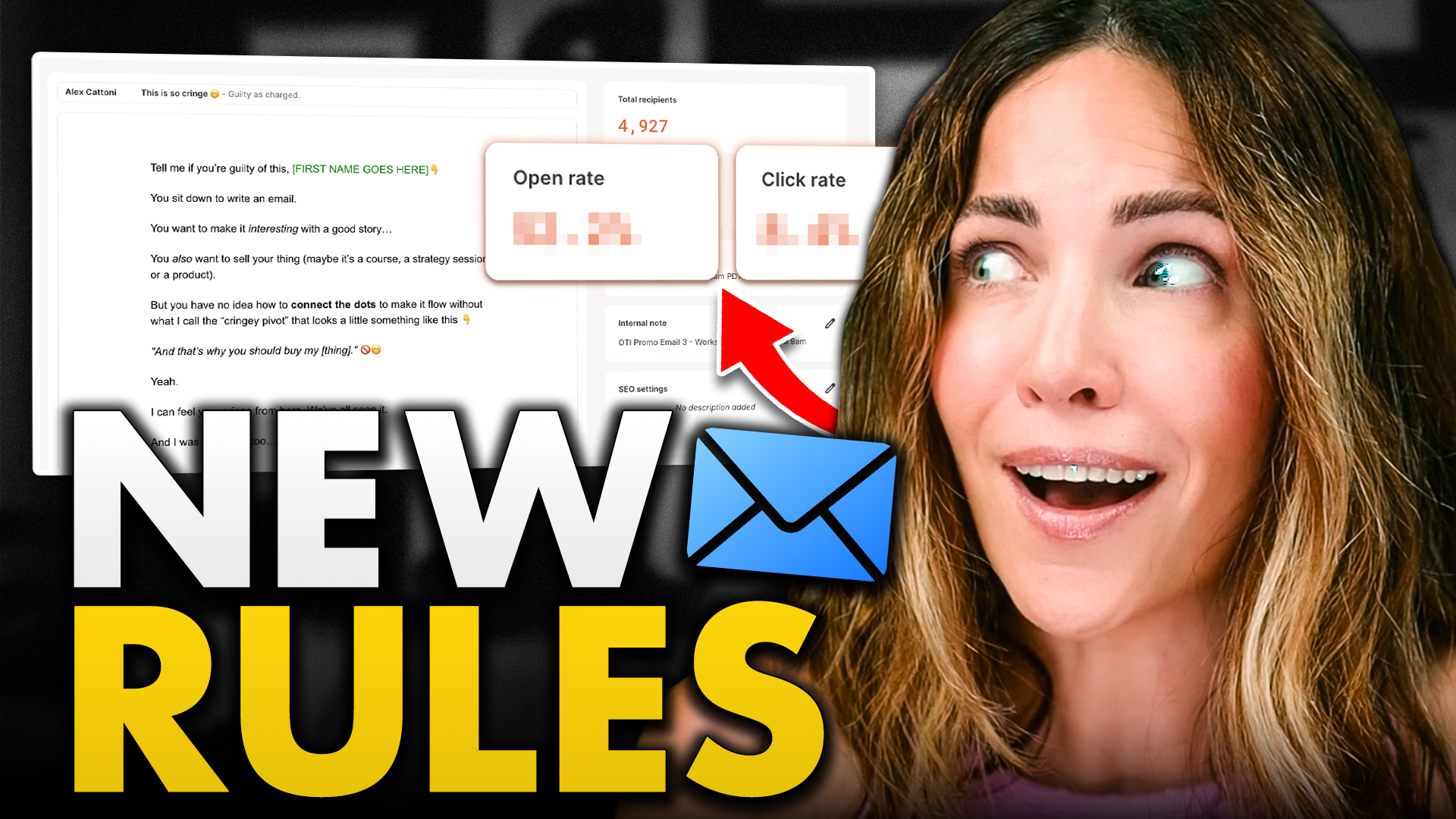 email deliverability rules cover image with woman surprised